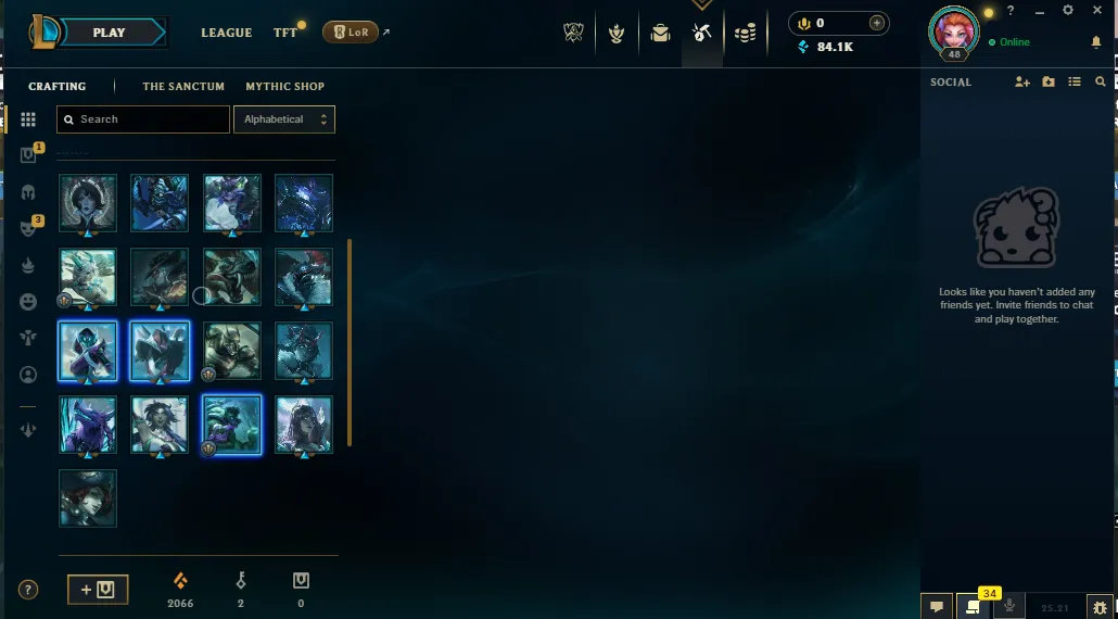 ⭐EUW⭐Silver 2💎84K BE 🔥20 Skins🔒Unverified